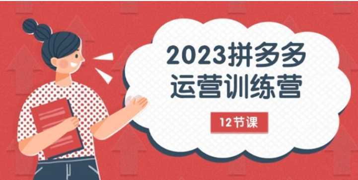2023拼多多运营训练营：流量底层逻辑，免费+付费流量玩法